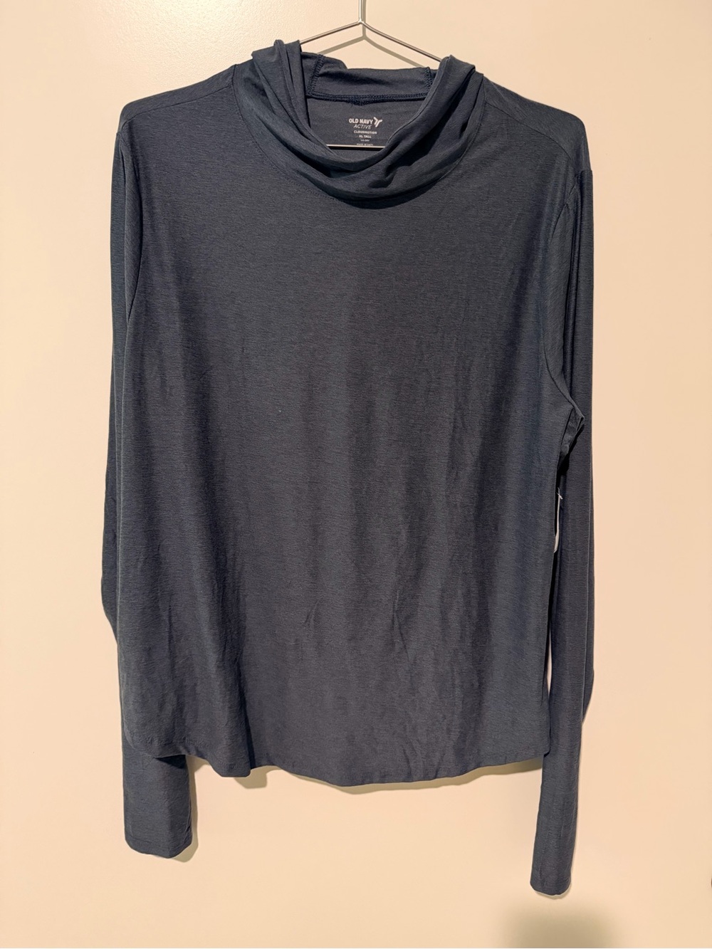 NWT Old Navy Active CloudMotion Women's Hoodie in Slate Gray-Blue, XLT